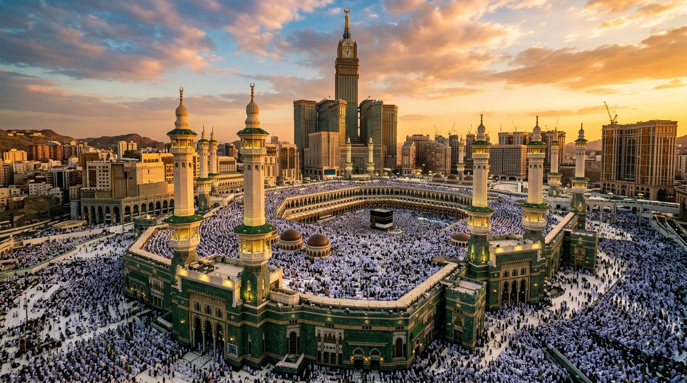 Keindahan Masjidil Haram dan Ka'bah Makkah